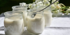 Сливочный йогурт с ванилью