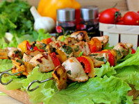 Острый шашлык с курицей и овощами - пошаговый рецепт с фото - острый шашлык с курицей и овощами - как готовить: ингредиенты, состав, время приготовления...