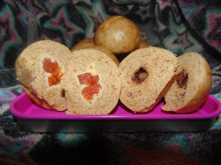 Пряники на пару с начинкой