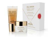 Ночная моделирующая V-маска для овала лица, шеи и декольте CELL SHOCK OVERNIGHT «V» MASK от Swiss Line - «Новинки»