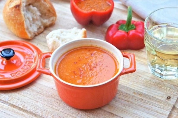 Крем-суп из запеченных перцев - «Первое блюдо»