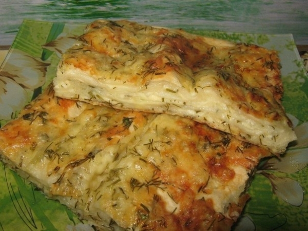 Пирог сырный из лаваша - «Закуски»
