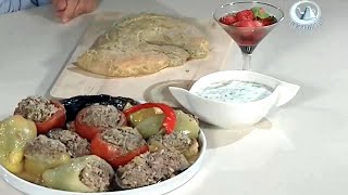 Фаршированные перцы,баклажаны,помидоры мясом с рисом рецепт