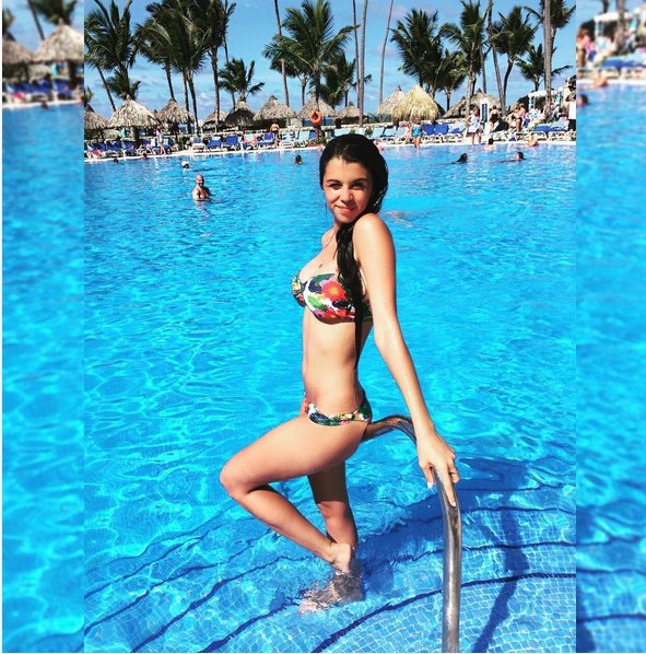 Алиана и Саша Гобозов отдыхают в Доминикане - (Новости Дом-2)