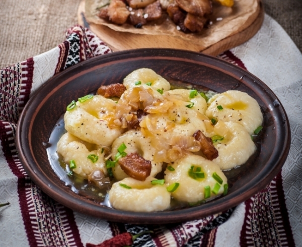 Необычные картофельные галушки - «Второе блюдо»