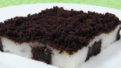 Шоколадное пирожное с ванильным кремом - «Видео уроки рецептов»