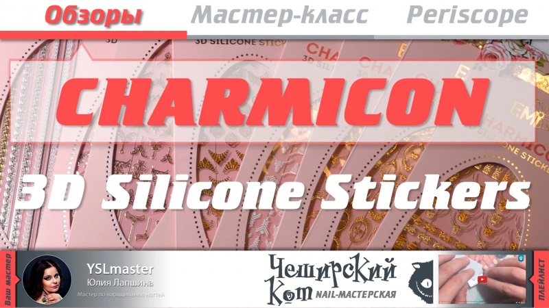 Обзор Emi CHARMICON 3D Silicone Stickers  - «Видео советы»