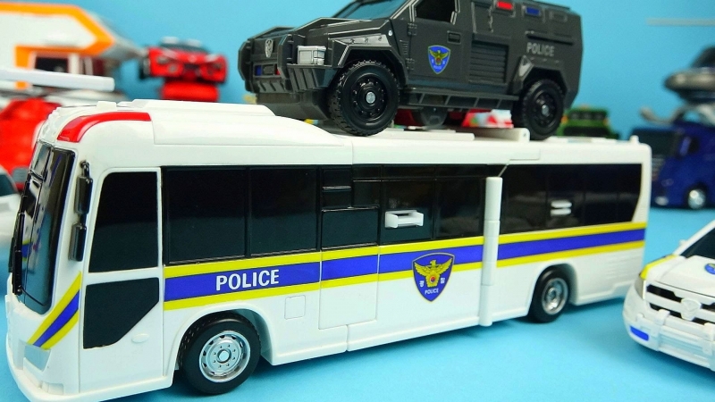 CarBot Police car toys - Hello CarBot Cops transformers bus toy ???? K ??  - «Видео советы»