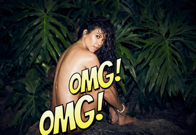 Кортни Кардашян сфотографировалась абсолютно голой