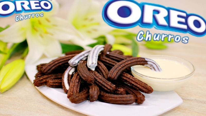 How to make chocolate Churros OREO  - «Видео советы»