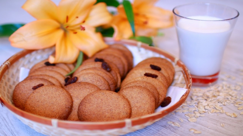 Oatmeal cookies - mmm... Delicious!  - «Видео советы»