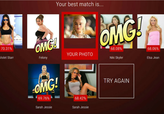 Сайт, который ищет порноактрис, похожих на твоих знакомых!