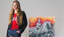 Картина украинской художницы Анны Диановой стала частью коллекции Андреа Бочелли
