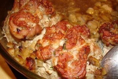 Ароматное мясо по-грузински - «Блюда из мяса»