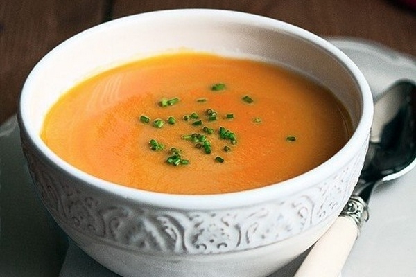Крем-суп из тыквы с греческим йогуртом - «Первое блюдо»