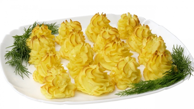 Картофель "Дюшес"/Pommes duchesse Горячая закуска ?Новогоднее меню?  - «Видео советы»