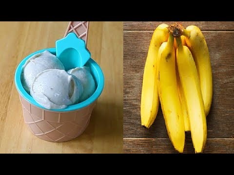 Банановое мороженое за 1 минуту рецепт от Dovna Enterprises  - «Видео советы»