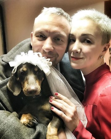 «Невеста хороша»: Дарья Мороз нарядила собаку в свадебную фату - «Домашние Питомцы»
