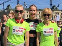 Летучая, Водянова и Навка поучаствовали в благотворительном забеге в Москве - «Я как Звезда»