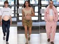 Китайский дизайнер выпустил на подиум «беременных» мужчин - «Про жизнь»