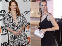 Эмма Стоун и Дженнифер Лоуренс блистали в роскошных платьях в Нью-Йорке - «Я как Звезда»