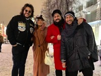 Филипп Киркоров, Анна Нетребко и ее муж прогулялись по заснеженной Москве - «Я как Звезда»