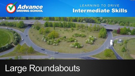 Large Roundabouts | Learning to drive: Intermediate skills  - «Видео советы»