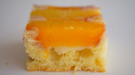 Перевёрнутый пирог с персиками. Много фруктов + нежный бисквит  - «Видео советы»