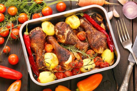 Куриные голени с овощами: экспресс-ужин от Раисы Алибековой - «Я и Кухня»