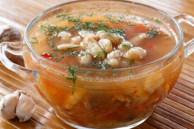 Суп фасолевый с мясом по-арабски - «Первое блюдо»