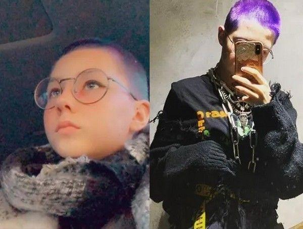 Нестандартно! 12-летняя дочь Глюкозы постриглась под ежик и покрасилась в фиолетовый - «Я и Отдых»