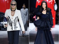 56-летняя мама сестер Хадид затмила дочерей на показе Off-White - «Я как Звезда»