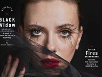 Алая помада и «паучьи» ресницы: Скарлетт Йоханссон снялась для обложки глянца в пугающем образе - «Я как Звезда»