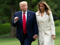 Мелания Трамп вышла в свет в белом пальто Gucci за $3500 - «Я как Звезда»