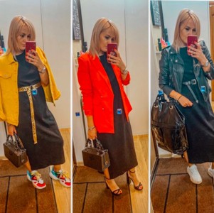 30 летних платьев, которые нужно носить с кедами и кроссовками - «Я и Мода»