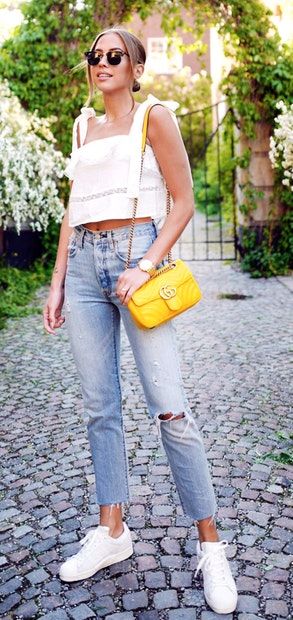 Белые кроссовки летом - «Стиль жизни»