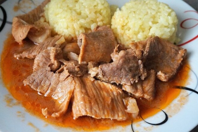 Тушеная свинина с пивом по-португальски - «Блюда из мяса»
