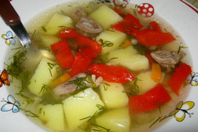 Сытный суп «Сердечный» - «Первое блюдо»