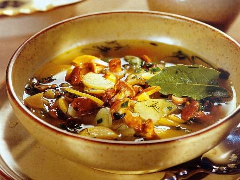 Грибной суп из лисичек с репой - «Первое блюдо»