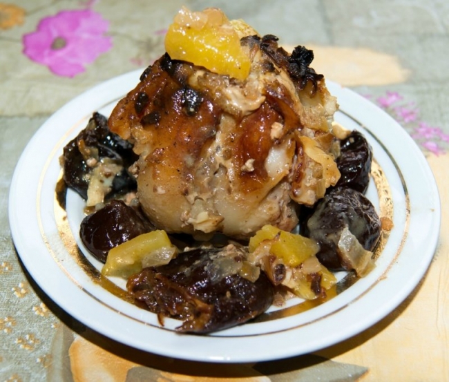 Свинина с ананасом и черносливом по-доминикански - «Блюда из мяса»