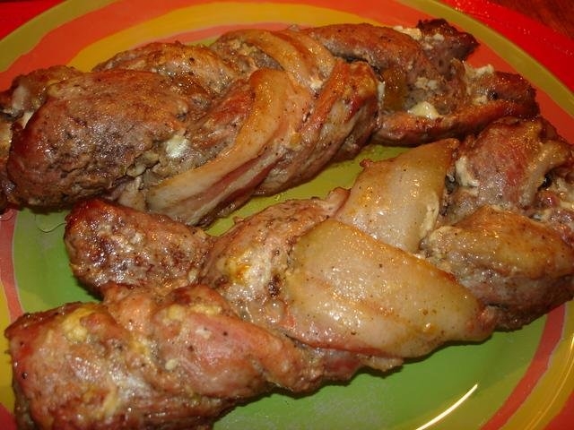 Оригинальное блюдо "Мясная косичка" - «Блюда из мяса»
