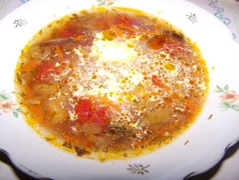 Суп с баклажанами - «Первое блюдо»