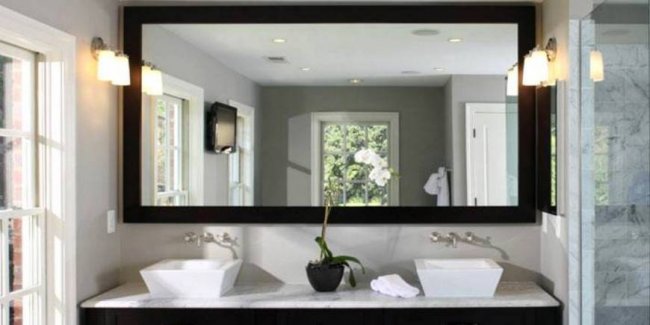 Выбор зеркала для ванной комнаты