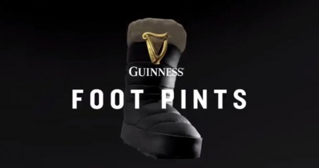 След в форме бокала пива: новые ботинки от Guinness - «Новости»
